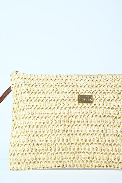 POCHETTE RAFFIA