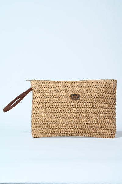 POCHETTE RAFFIA