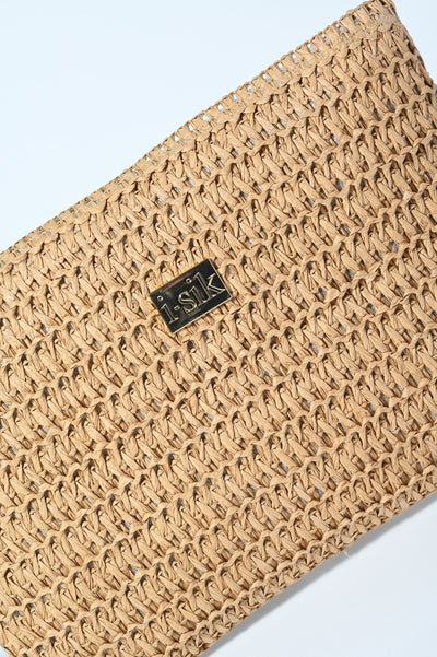 POCHETTE RAFFIA