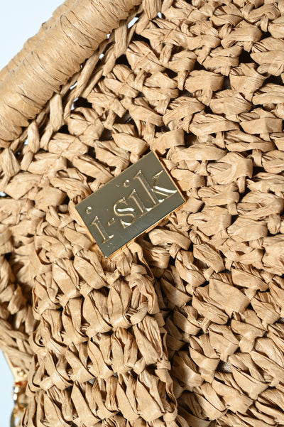 BORSA POUCHE RAFFIA