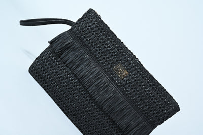 POCHETTE RAFFIA FRANGINA