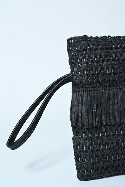POCHETTE RAFFIA FRANGINA
