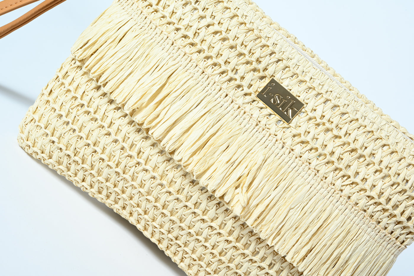 POCHETTE RAFFIA FRANGINA