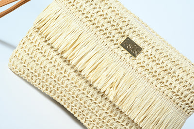 POCHETTE RAFFIA FRANGINA