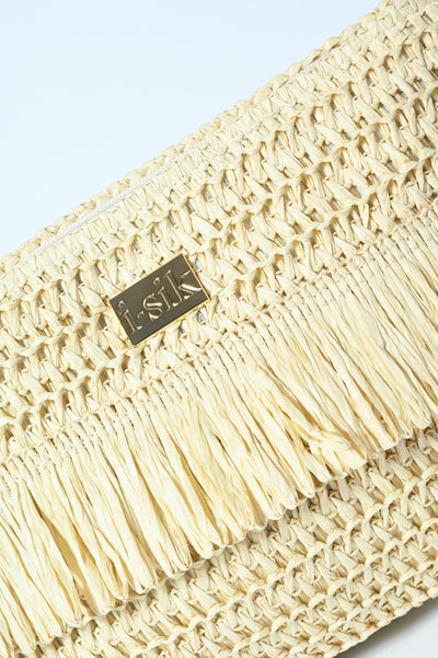 POCHETTE RAFFIA FRANGINA