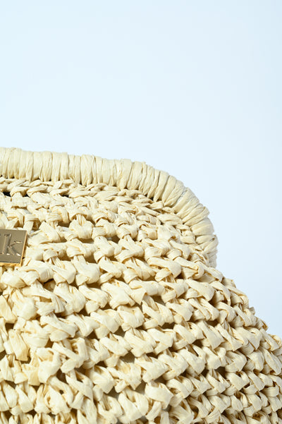 BORSA POUCHE RAFFIA