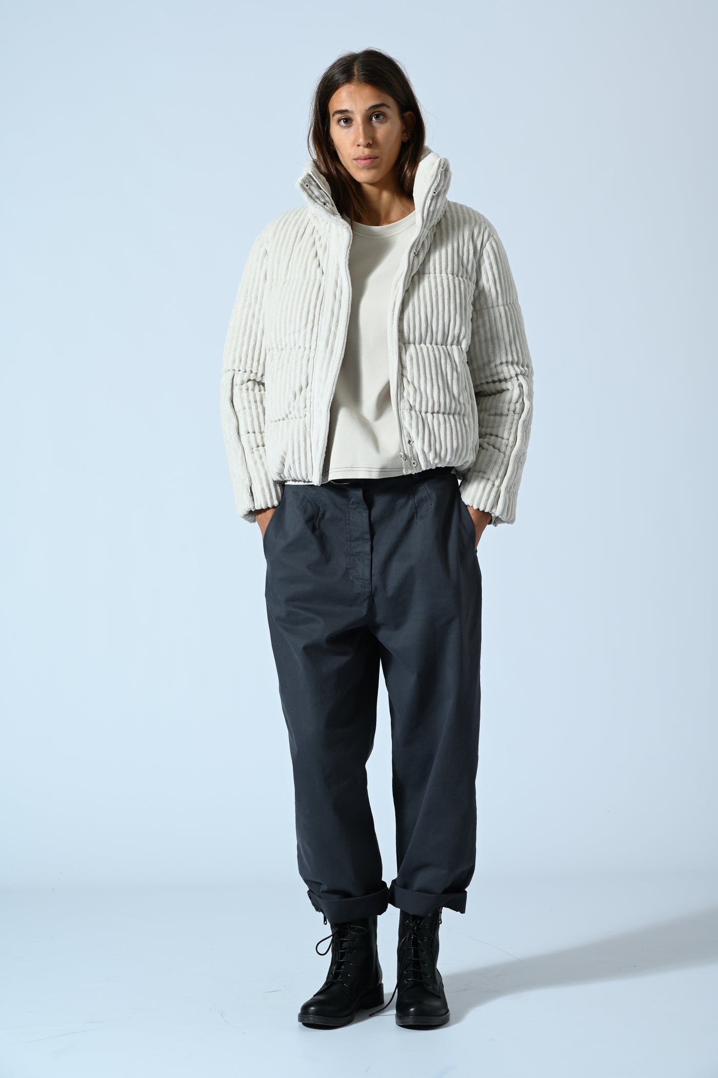 PIUMINO CROPPED MANO VELLUTO