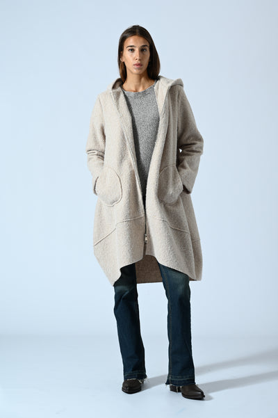 CAPPOTTO OVER ZIP CAPP. TEDDY