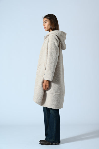 CAPPOTTO OVER ZIP CAPP. TEDDY