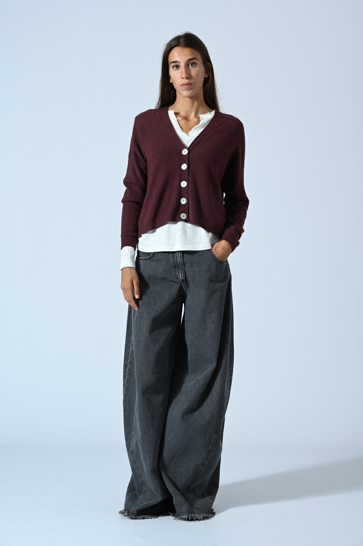CARDIGAN CORTO BOTTONI