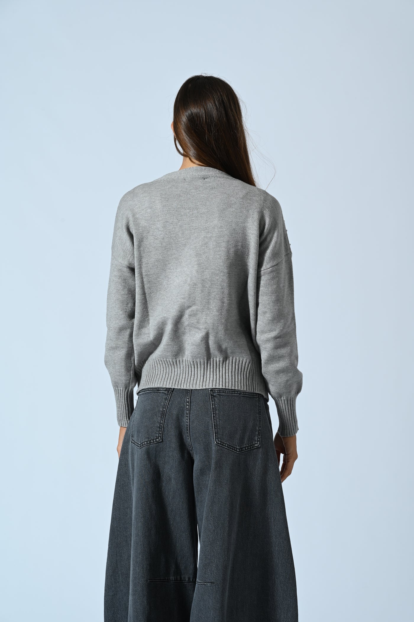 CARDIGAN CABOCHON SPALLE
