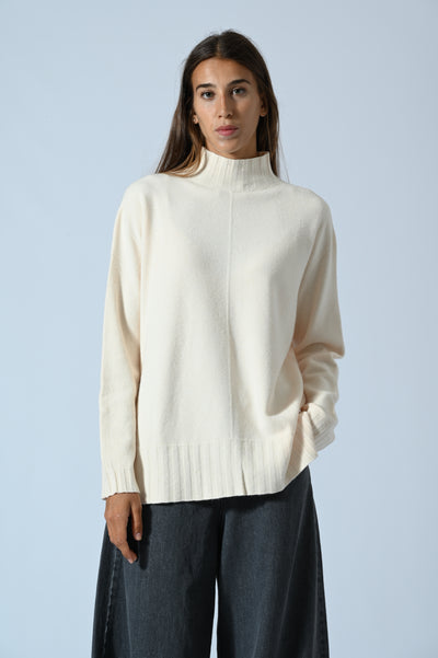 MAGLIA OVER LUPETTO
