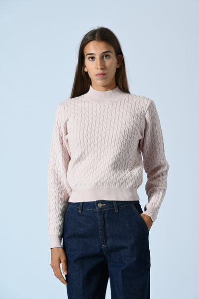 MAGLIA TRECCIA LUPETTO