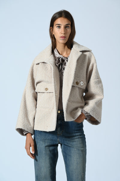 CAPPOTTO CROP TEDDY