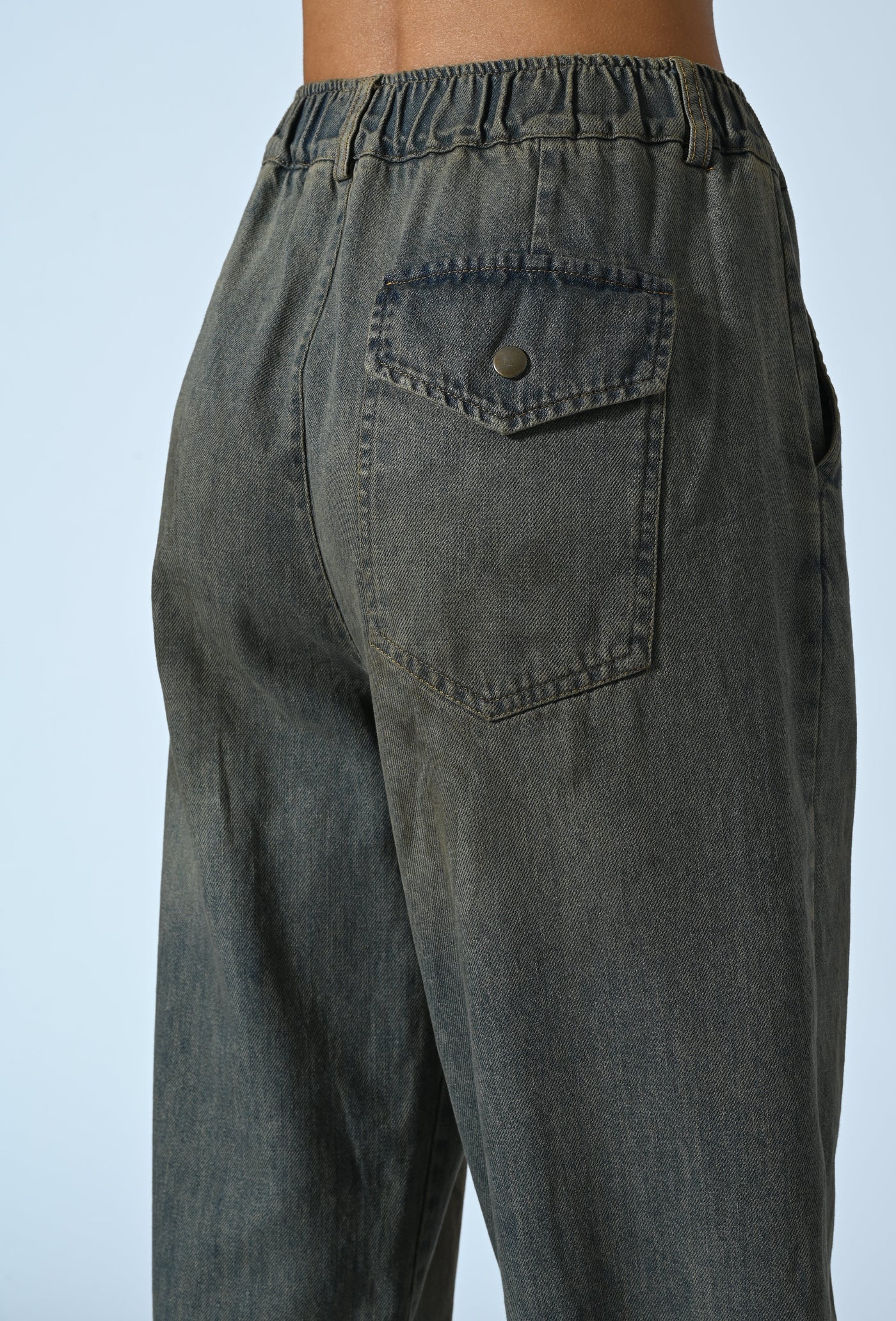 DENIM BOY-FIT SABBIATO