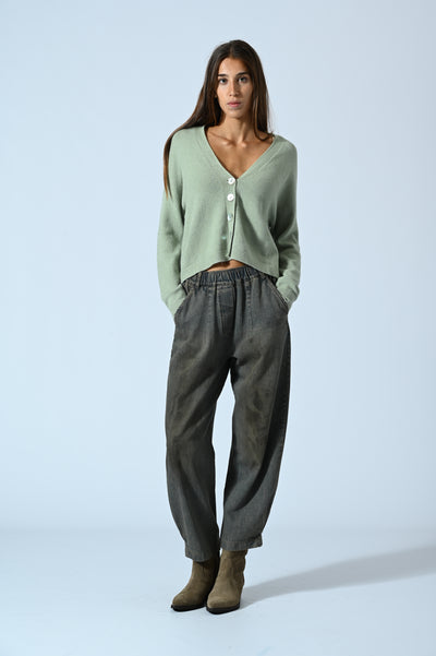 CARDIGAN CORTO BOTTONI