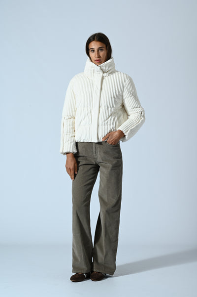 PIUMINO CROPPED MANO VELLUTO