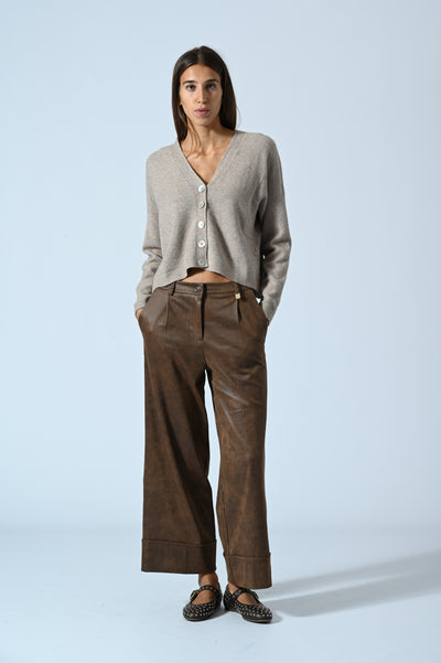 CARDIGAN CORTO BOTTONI