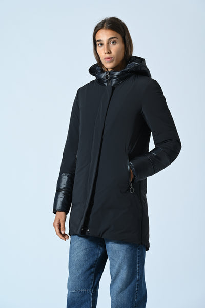 ECOPIUMINO LUNGO CON CAPPUCCIO