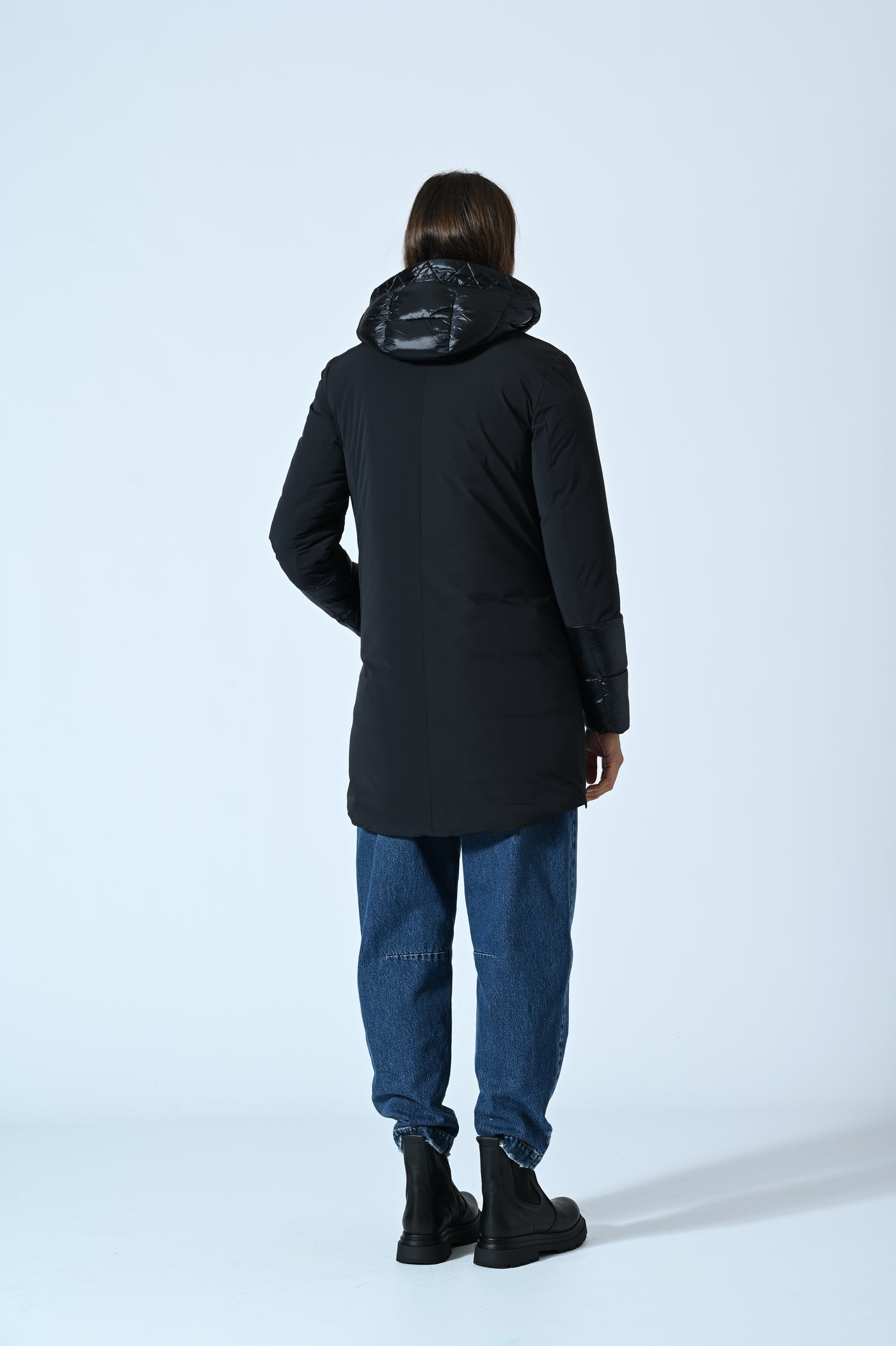 ECOPIUMINO LUNGO CON CAPPUCCIO