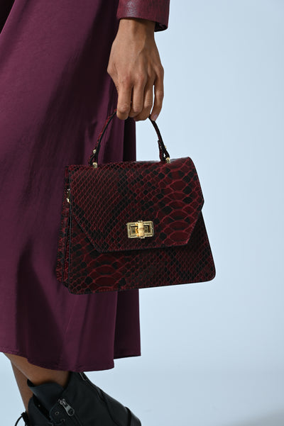 BORSA MINI REPTILE VERA PELLE