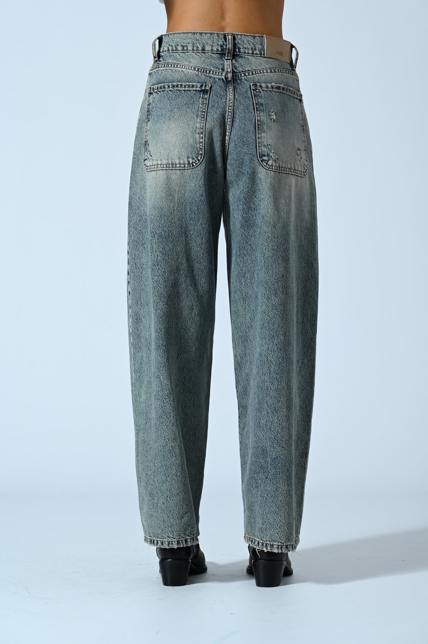 JEANS OVER STRASS ABRASIONI