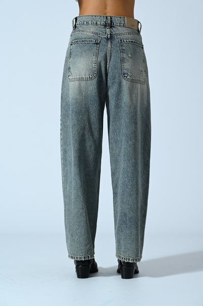 JEANS OVER STRASS ABRASIONI