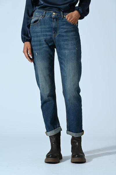 DENIM BOY-FIT ABRASIONI