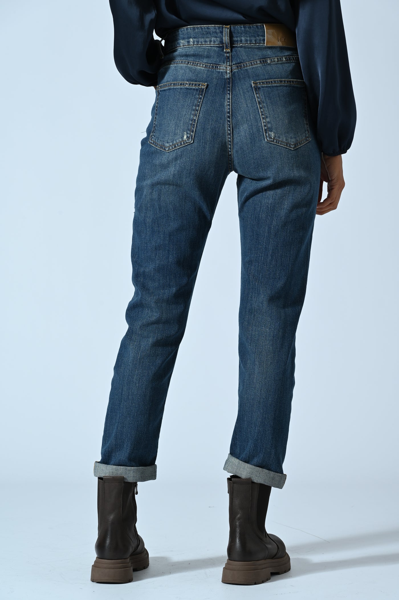 DENIM BOY-FIT ABRASIONI