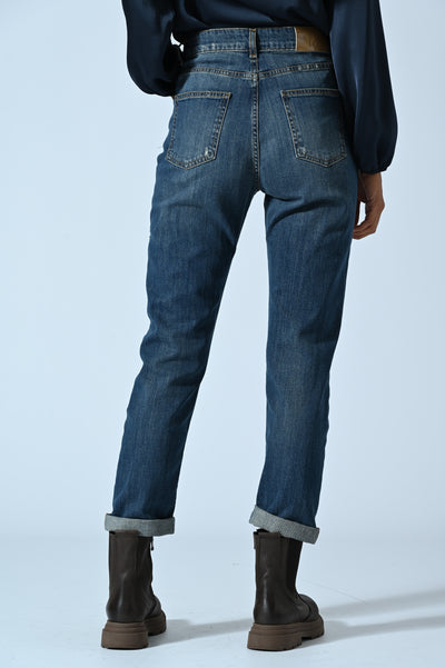 DENIM BOY-FIT ABRASIONI
