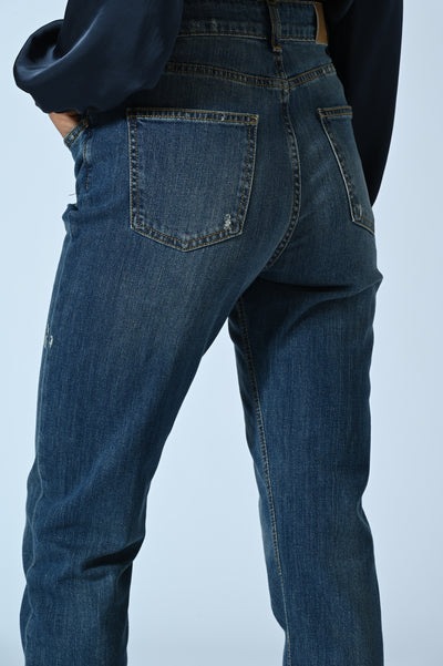 DENIM BOY-FIT ABRASIONI
