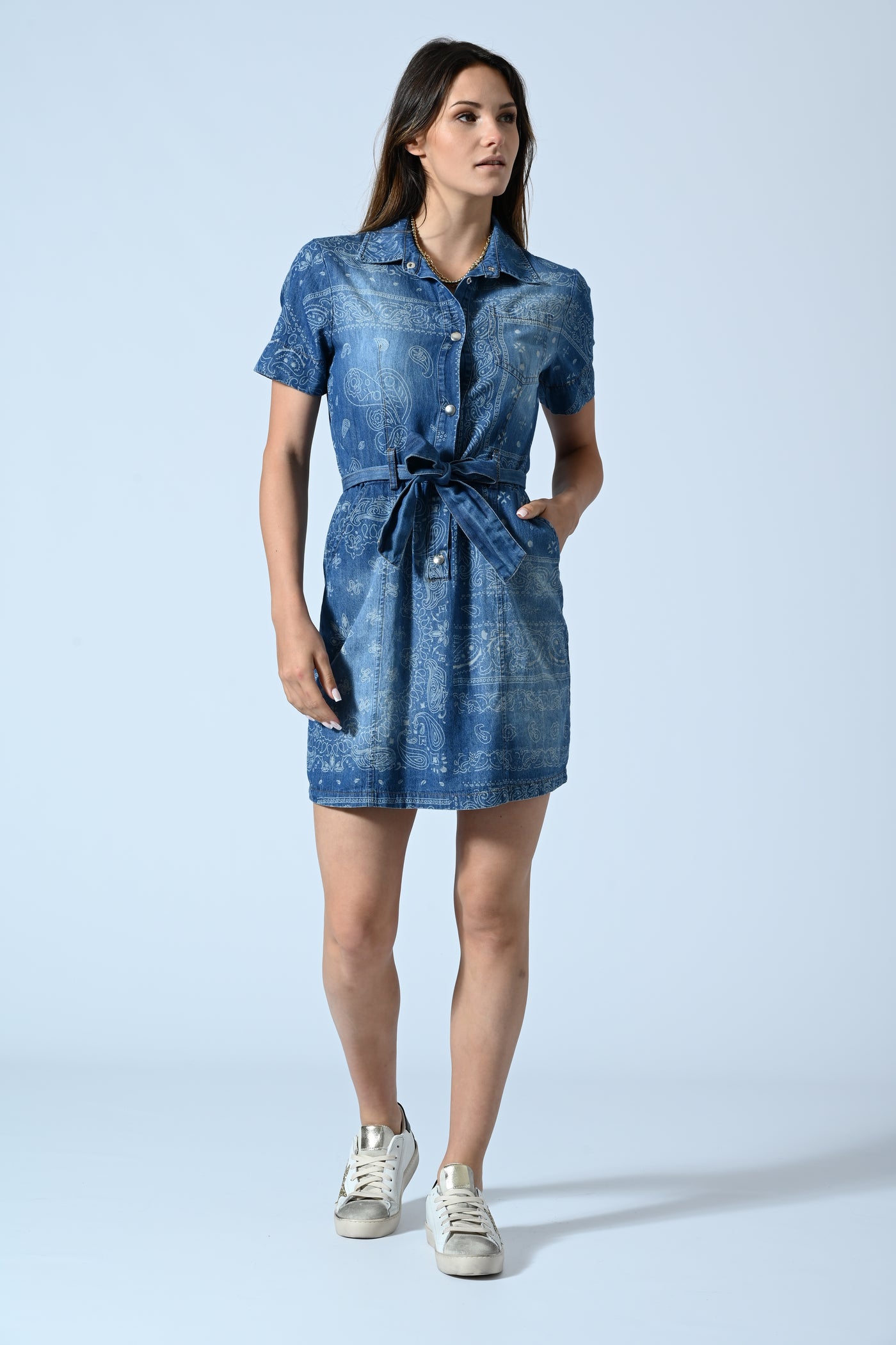 ABITO JEANS BANDANA