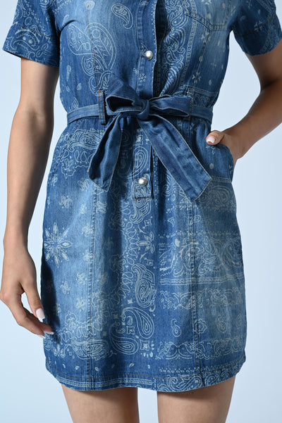 ABITO JEANS BANDANA