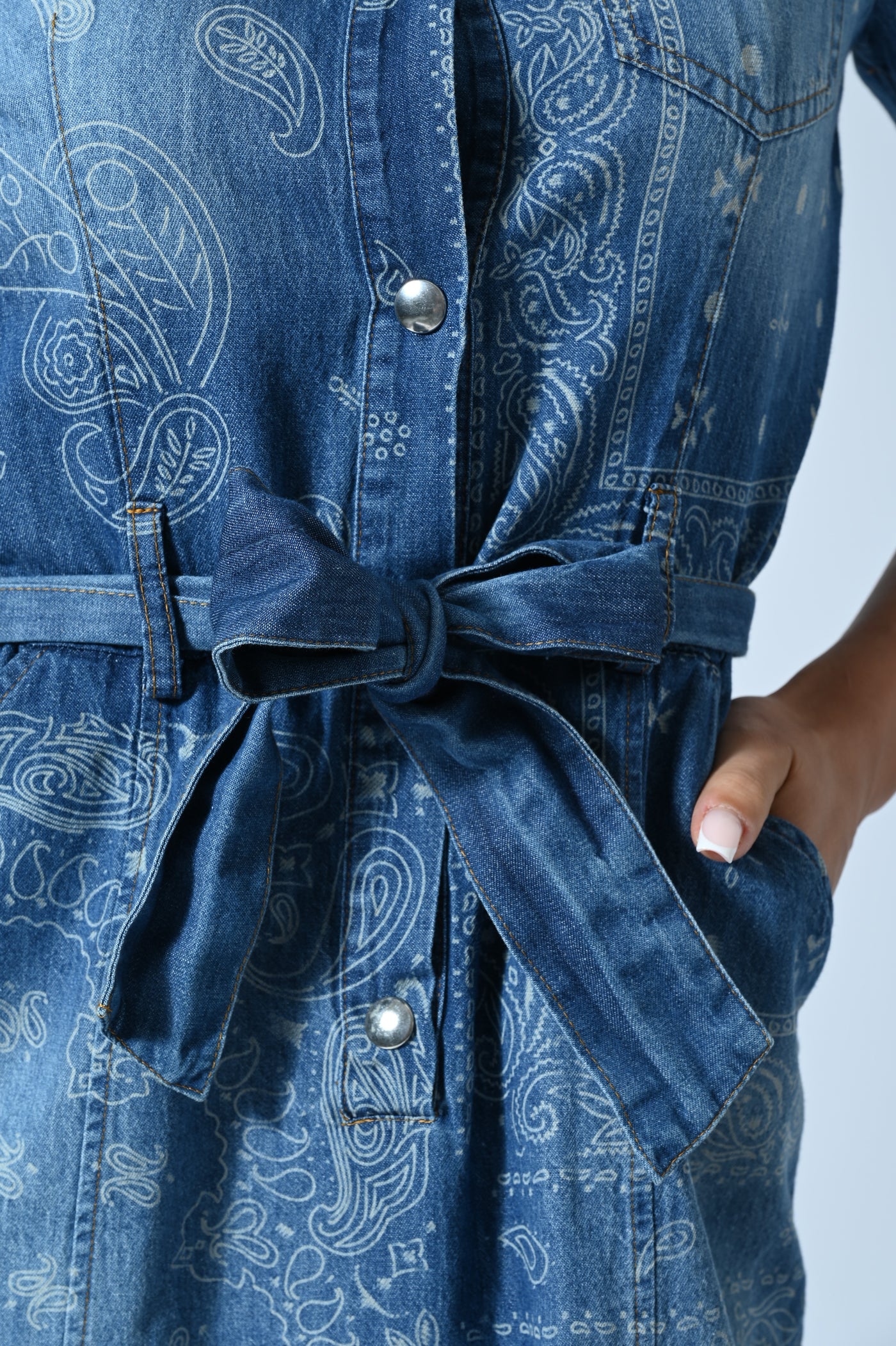 ABITO JEANS BANDANA