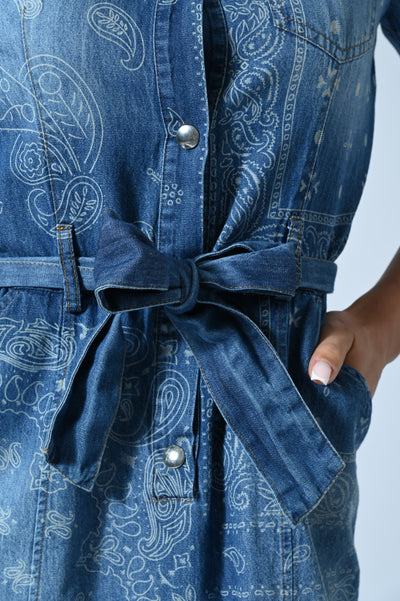 ABITO JEANS BANDANA