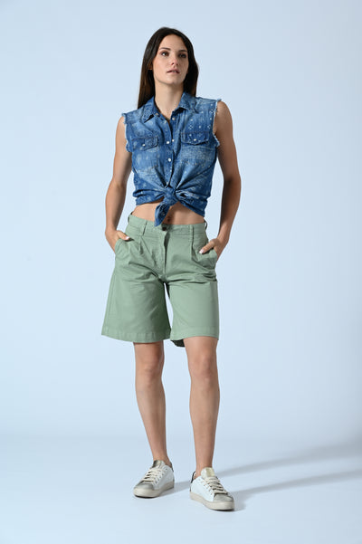 CAMICIA JEANS BANDANA