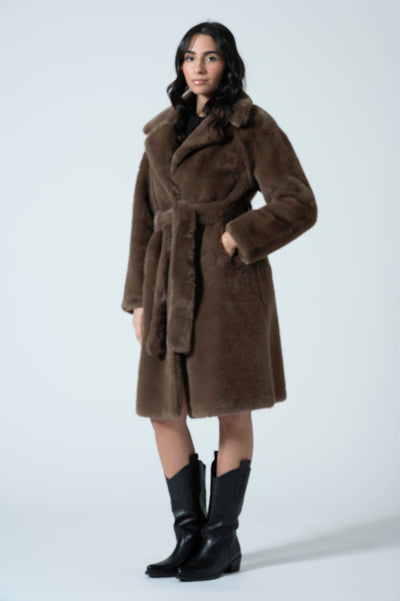 CAPPOTTO ECOPELLICCIA