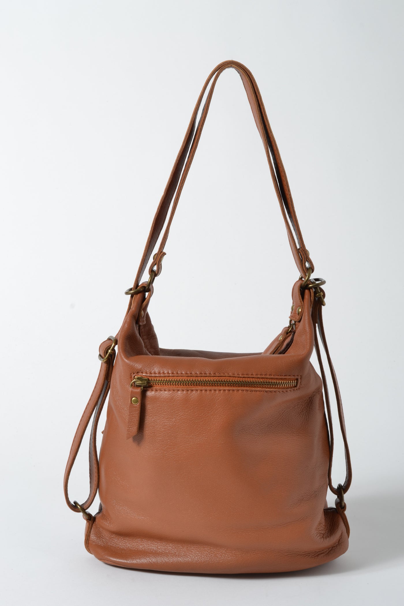 ZAINO BAG MIDI VERA PELLE