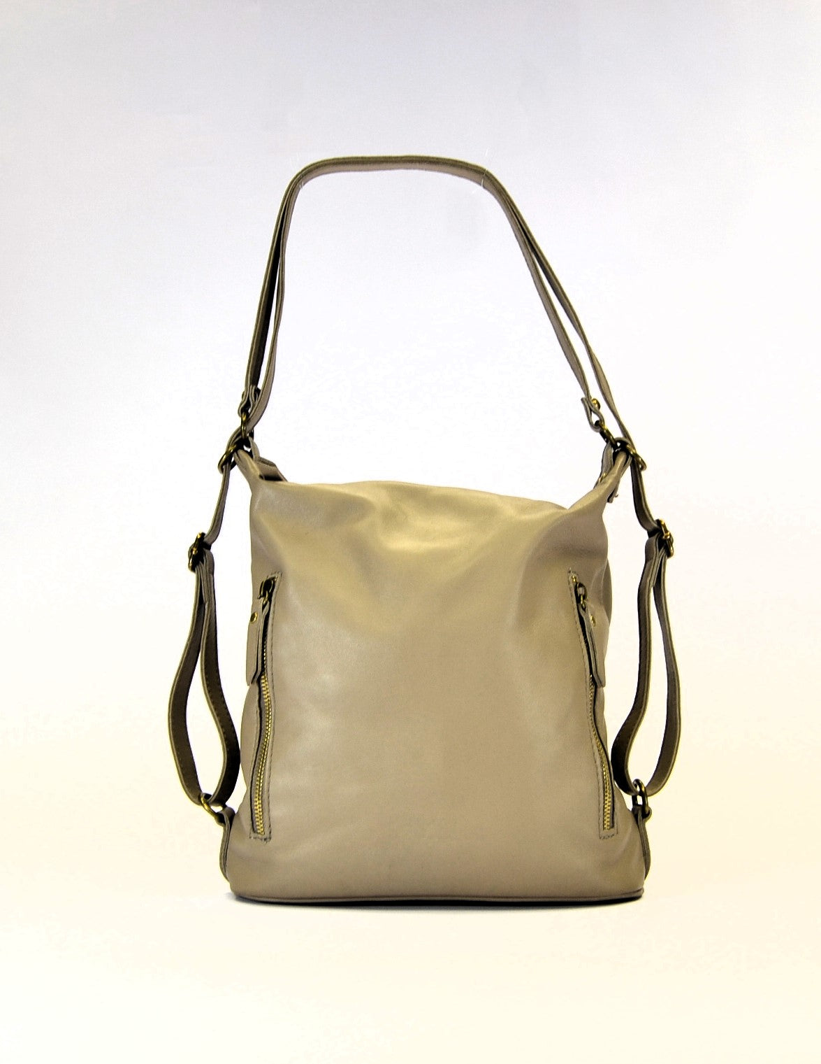 ZAINO BAG MIDI VERA PELLE