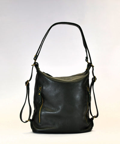 ZAINO BAG MIDI VERA PELLE