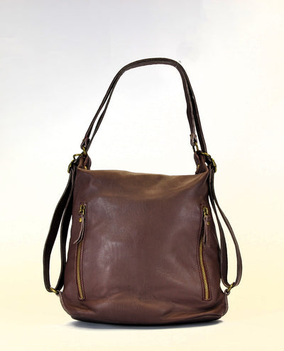 ZAINO BAG MIDI VERA PELLE