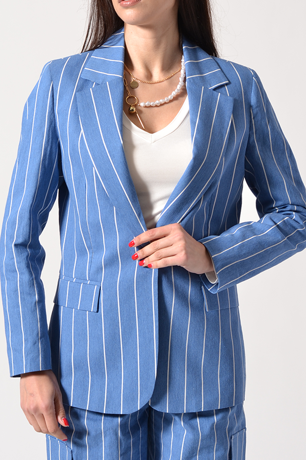 BLAZER GESSATO COTONE