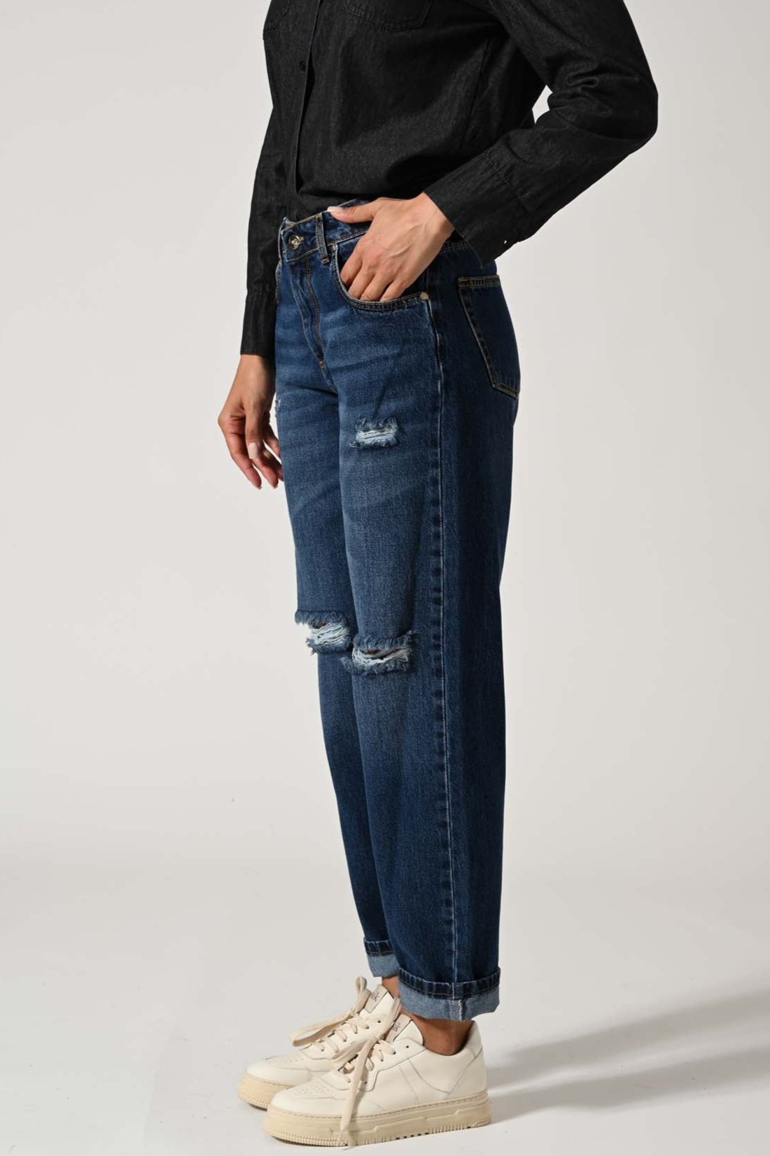 DENIM SLIM ROTTURE