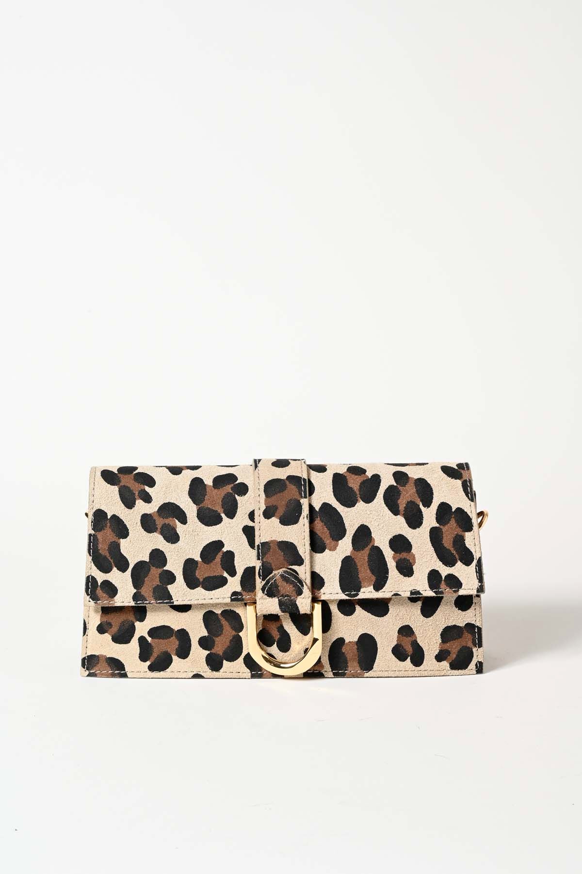 BORSA MIDI ANIMALIER VERA PELL