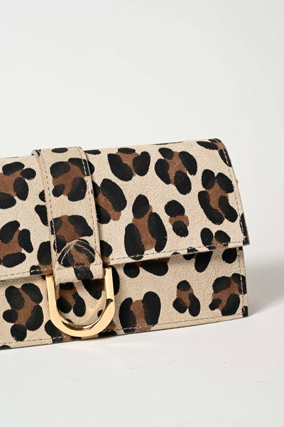 BORSA MIDI ANIMALIER VERA PELL