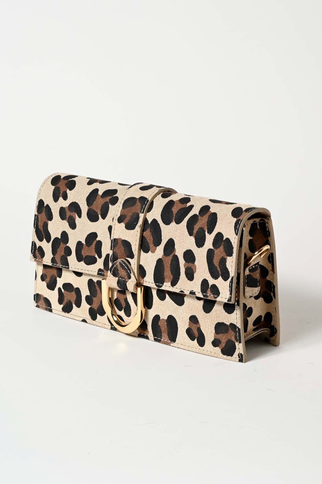 BORSA MIDI ANIMALIER VERA PELL