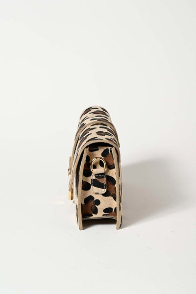 BORSA MIDI ANIMALIER VERA PELL