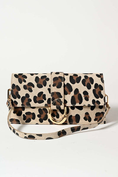 BORSA MIDI ANIMALIER VERA PELL