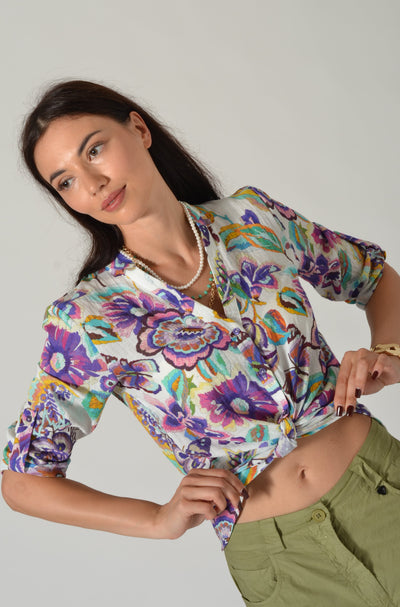 CAMICIA RAYON FANT. FIORE