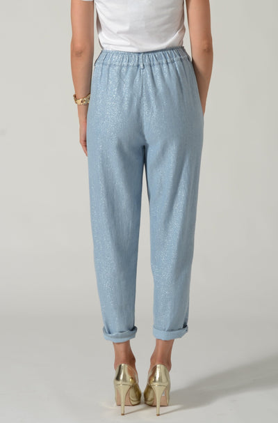 PANT. 5T CHAMBRAY LUREX